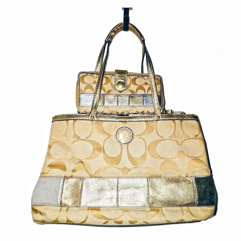 COACH✨f19228✨Satchel✨w/ FREE matching wallet